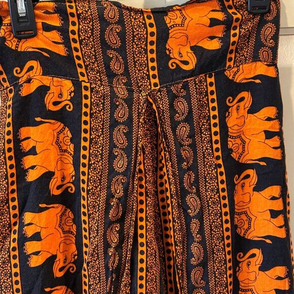 Elephant Print Palazzo Pants - Picture 3 of 4